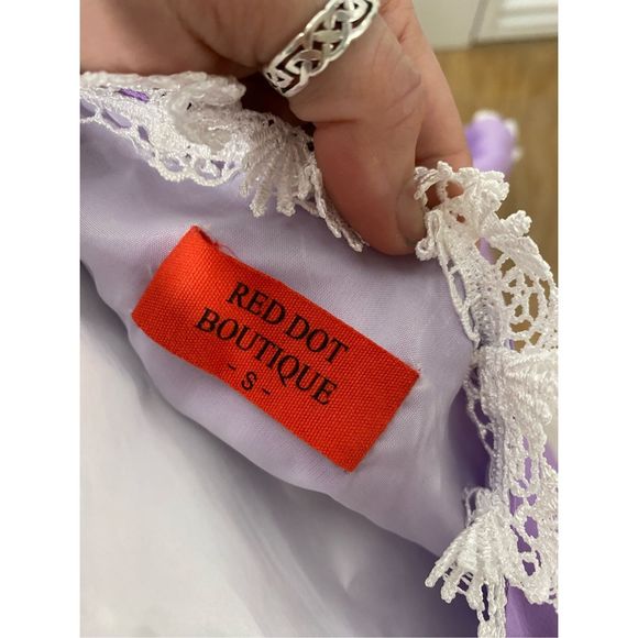 Rapunzel -Tangled Disney Halloween Costume TOP ONLY, Size Small - Picture 8 of 8